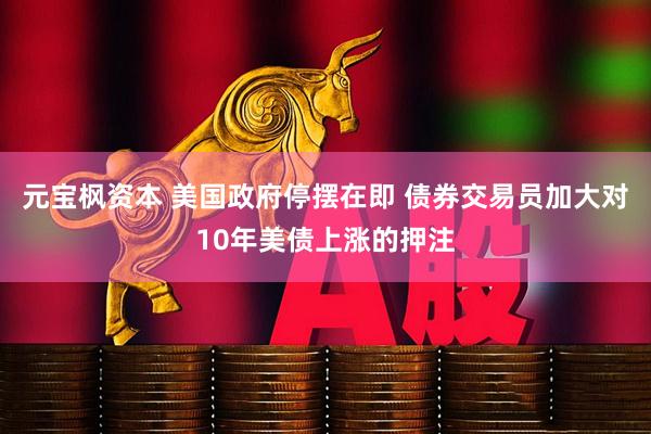 元宝枫资本 美国政府停摆在即 债券交易员加大对10年美债上涨的押注