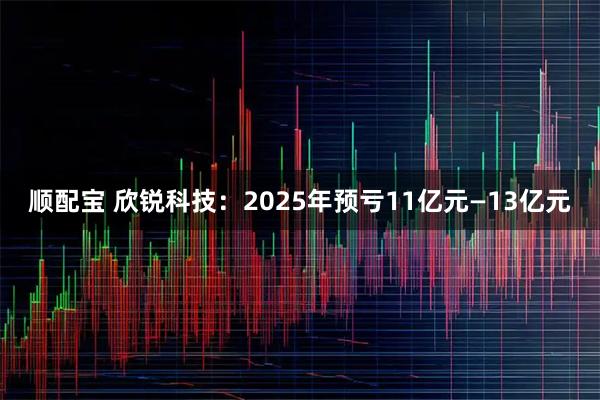 顺配宝 欣锐科技：2025年预亏11亿元—13亿元